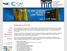 Tablet Screenshot of c-cat.com